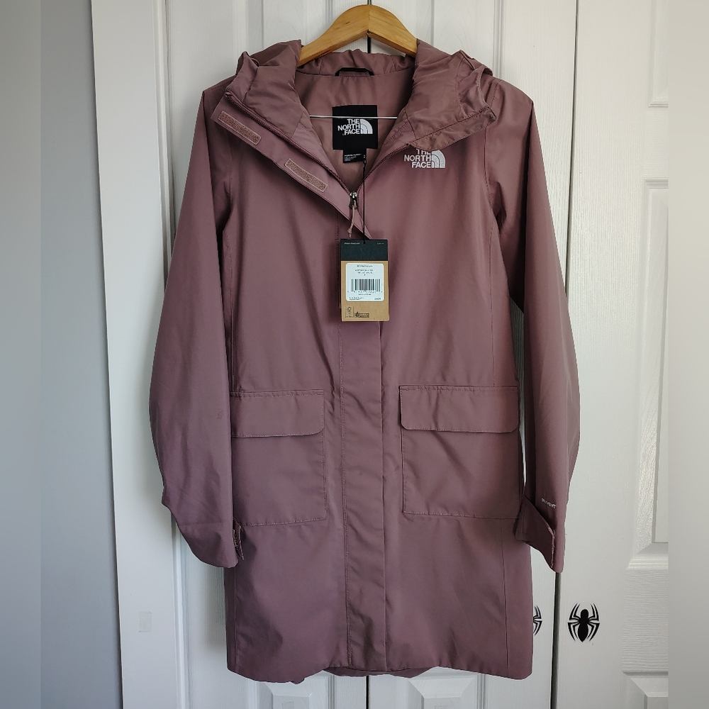 The North Face Women City Breeze II Mauve Windproof Water Jacket S Beige